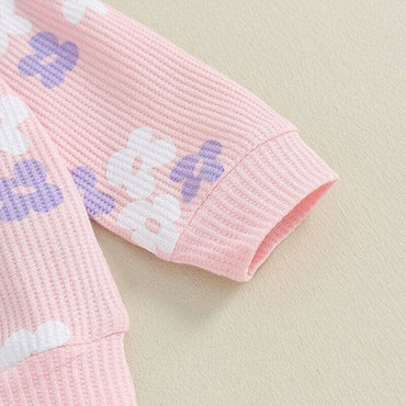 Flared Pants Floral Toddler Set