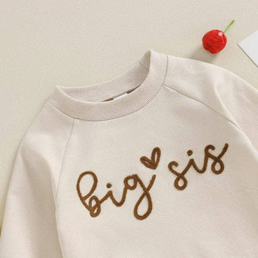 Long Sleeve Big Sis Toddler Sweatshirt