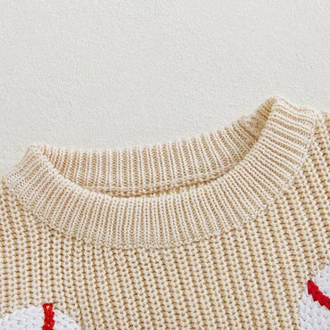 Baseball Knitted Toddler Sweater