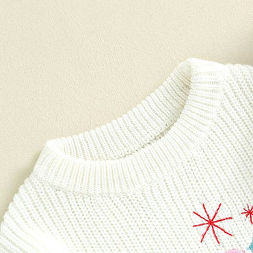 Happy New Year Knit Baby Sweater