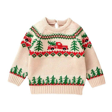 Christmas Vintage Knit Toddler Sweater