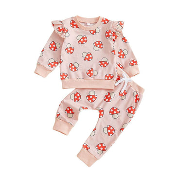 Long Sleeve Mushroom Baby Set