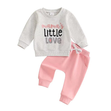 Long Sleeve Mama's Little Love Baby Set