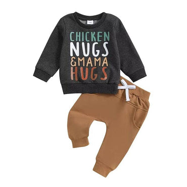 Chicken Nugs Mama Hugs Baby Set