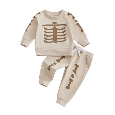 Long Sleeve Skeleton Baby Set
