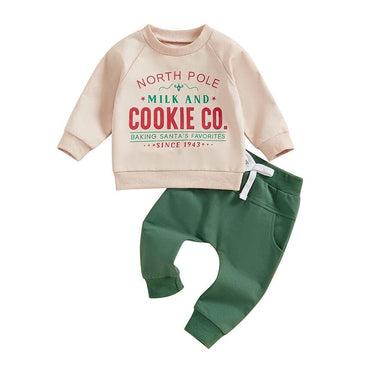 Milk and Cookie Christmas Baby Set