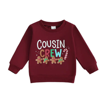 Cousin Crew Gingerbread Baby Sweatshirt Red 3-6 M