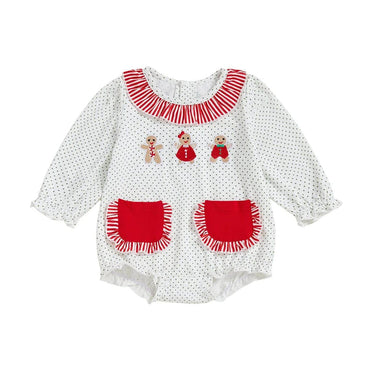 Long Sleeve Gingerbread Baby Romper
