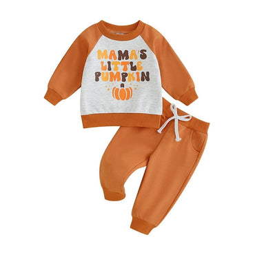 Long Sleeve Mama's Little Pumpkin Baby Set