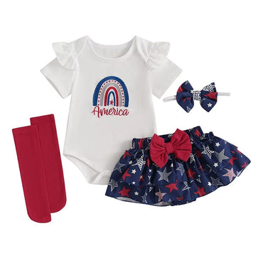 America Skirt Baby Set
