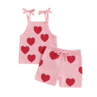 Valentine’s Day Knit Baby Set