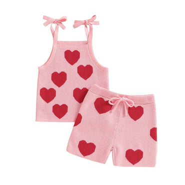 Valentine’s Day Knit Baby Set