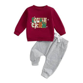 Cousin Crew Christmas Toddler Set Red 3-6 M