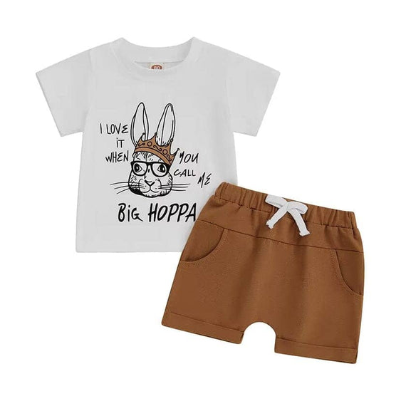 Short Sleeve Big Hoppa Toddler Set