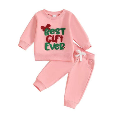 Best Gift Ever Christmas Baby Set