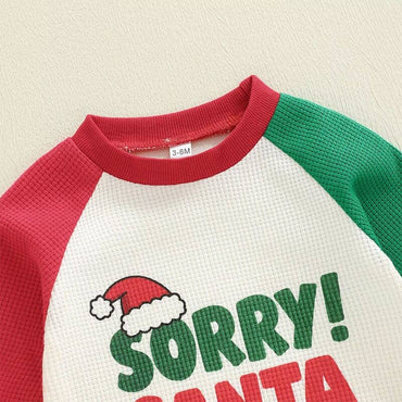 Long Sleeve Festive Milk Baby Jumpsuit