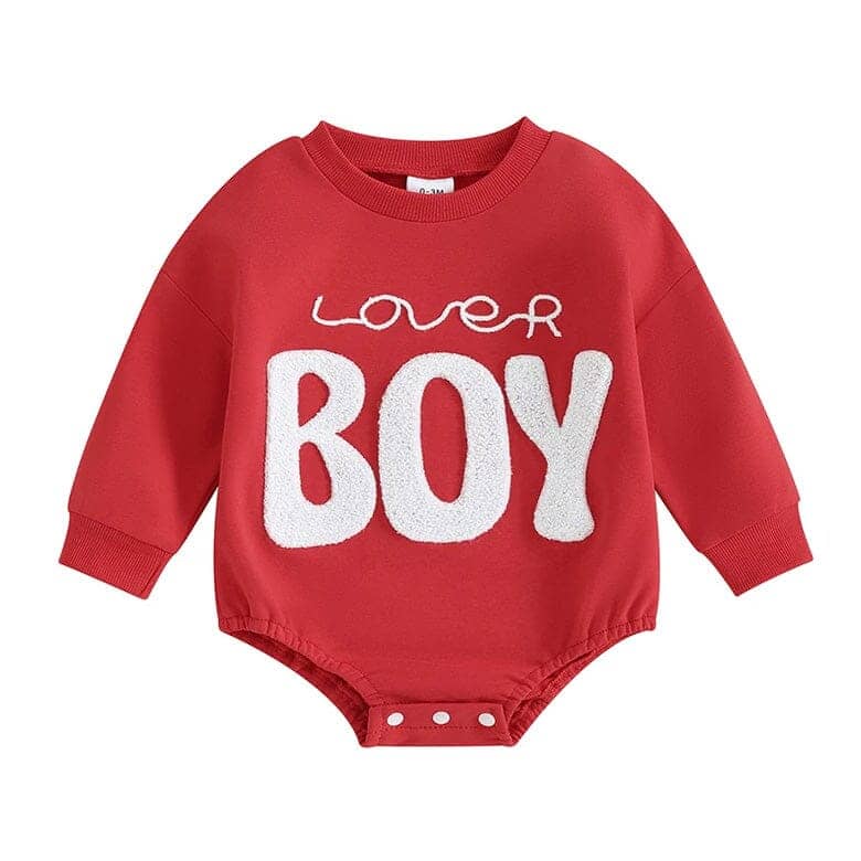 Baby Lover Boy Long Sleeve Bodysuit – The Trendy Toddlers
