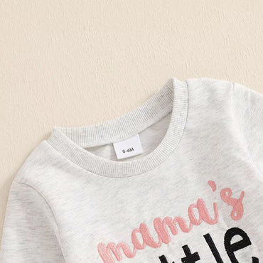 Long Sleeve Mama's Little Love Baby Set