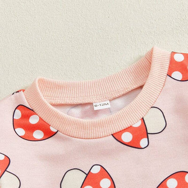 Long Sleeve Mushroom Baby Set