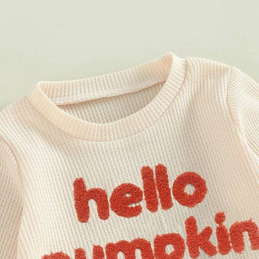 Hello Pumpkin Waffle Baby Set