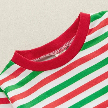 Striped Gingerbread Baby Set