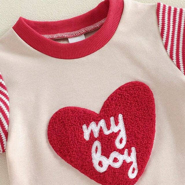 My Lovely Boy Striped Toddle Set