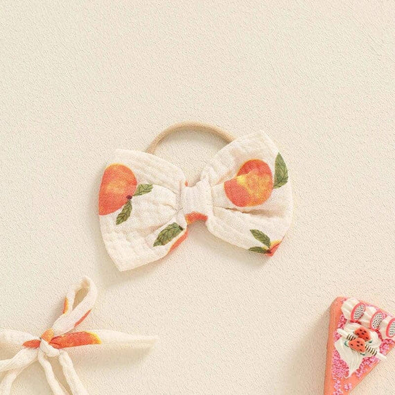 Sleeveless Tie Straps Peach Baby Romper