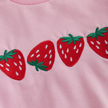 Long Sleeve Strawberry Toddler Set