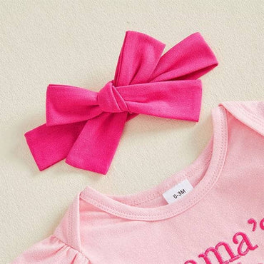 Long Sleeve Mama's Little Bestie Baby Set