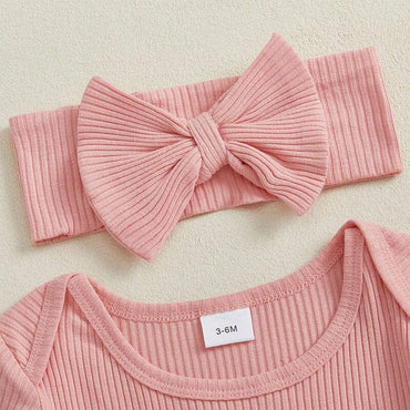 My First Thanksgiving Pink Baby Jumpsuit