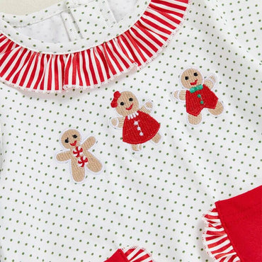 Long Sleeve Gingerbread Baby Romper