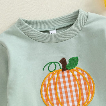 Long Sleeve Pumpkin Baby Bodysuit
