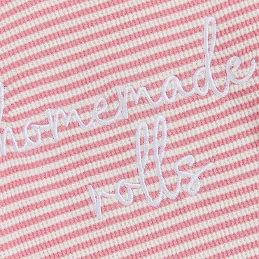 Homemade Rolls Striped Baby Bodysuit