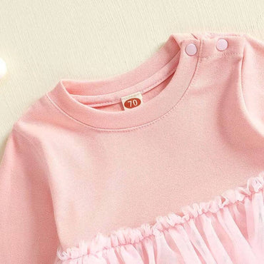 Solid Tulle Toddler Dress