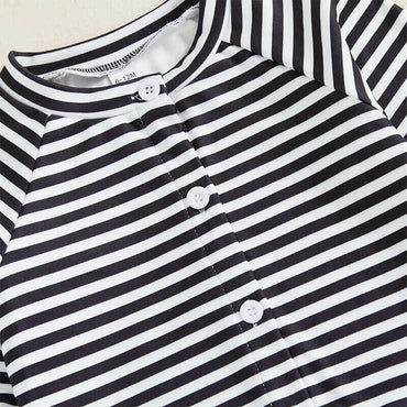 Long Sleeve Striped Toddler Cardigan