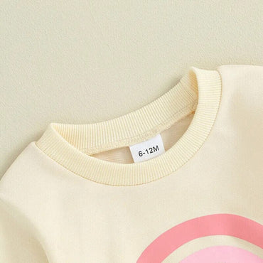 Solid Rainbow Baby Set