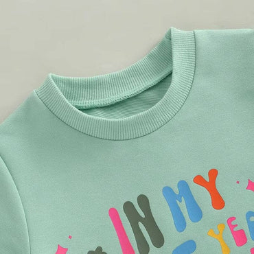 Short Sleeve First Birthday Era Baby Set