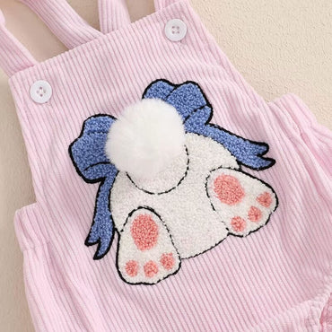 Fluffy Tail Bunny Baby Romper