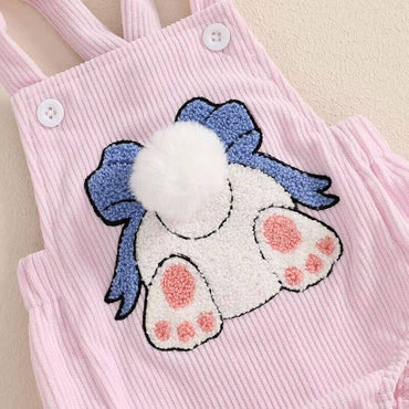 Fluffy Tail Bunny Baby Romper