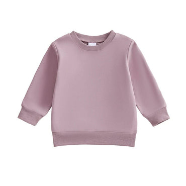 Solid Baby Sweatshirt Purple 3-6 M