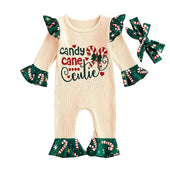 Candy Cane Cutie Baby Jumpsuit