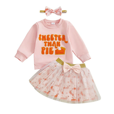 Long Sleeve Sweeter Than Pie Toddler Set