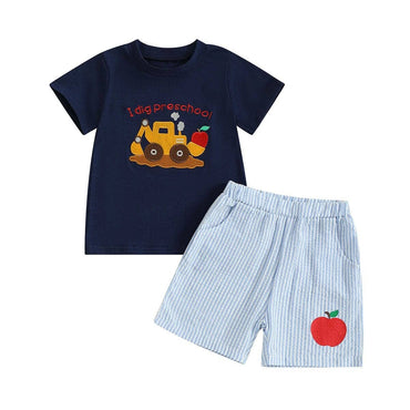 Short Sleeve I Dig Preschool Toddler Set