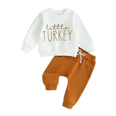 Long Sleeve Little Turkey Baby Set