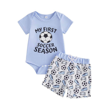 My First Soccer Season Baby Set