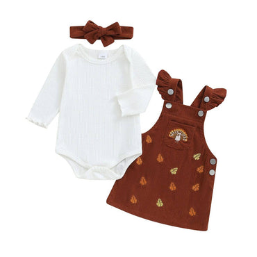 Long Sleeve Thanksgiving Baby Set