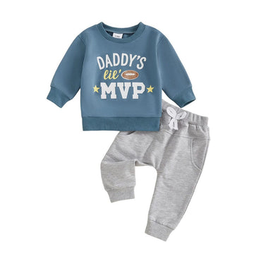 Long Sleeve Daddy's Little MVP Baby Set