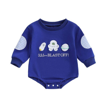 Long Sleeve Space Baby Bodysuit