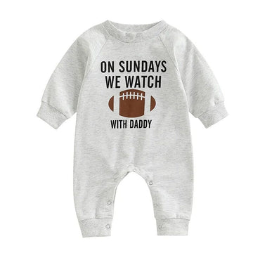 Sunday Football Baby Jumpsuit