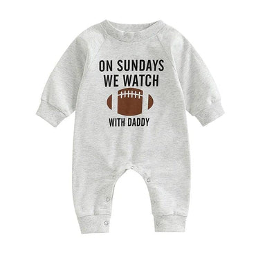 Sunday Football Baby Jumpsuit